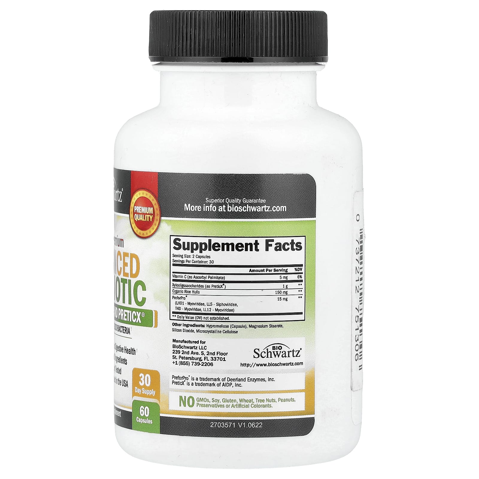 Ultra Premium Advanced Prebiotic Supplement by BioSchwartz - Image 2