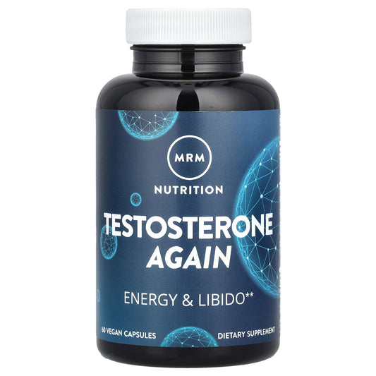 MRM Nutrition, Testosterone Again, 60 Vegan Capsules - Image 1