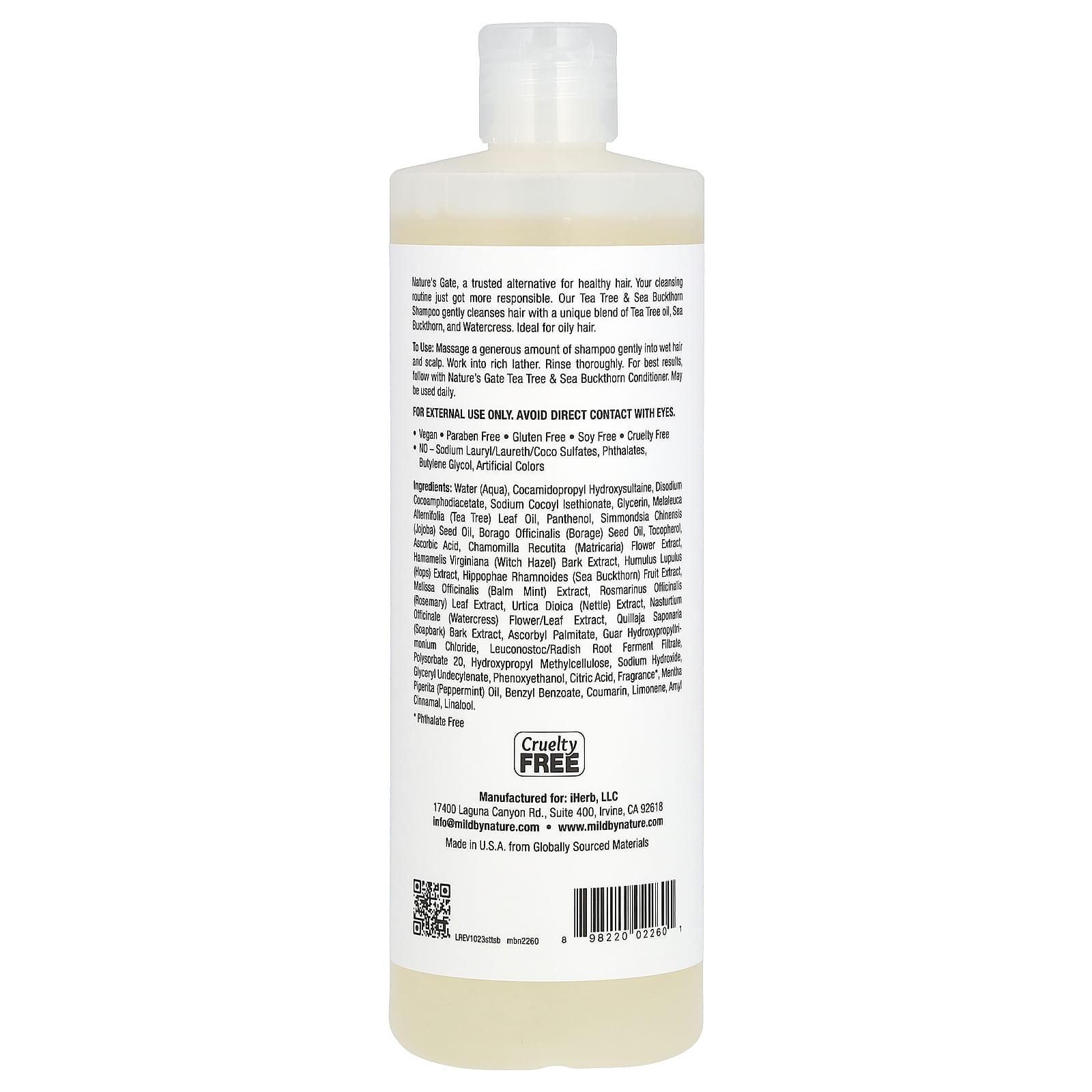 Nature-Inspired Shampoo for Oily Hair | Tea Tree & Sea Buckthorn - Image 2