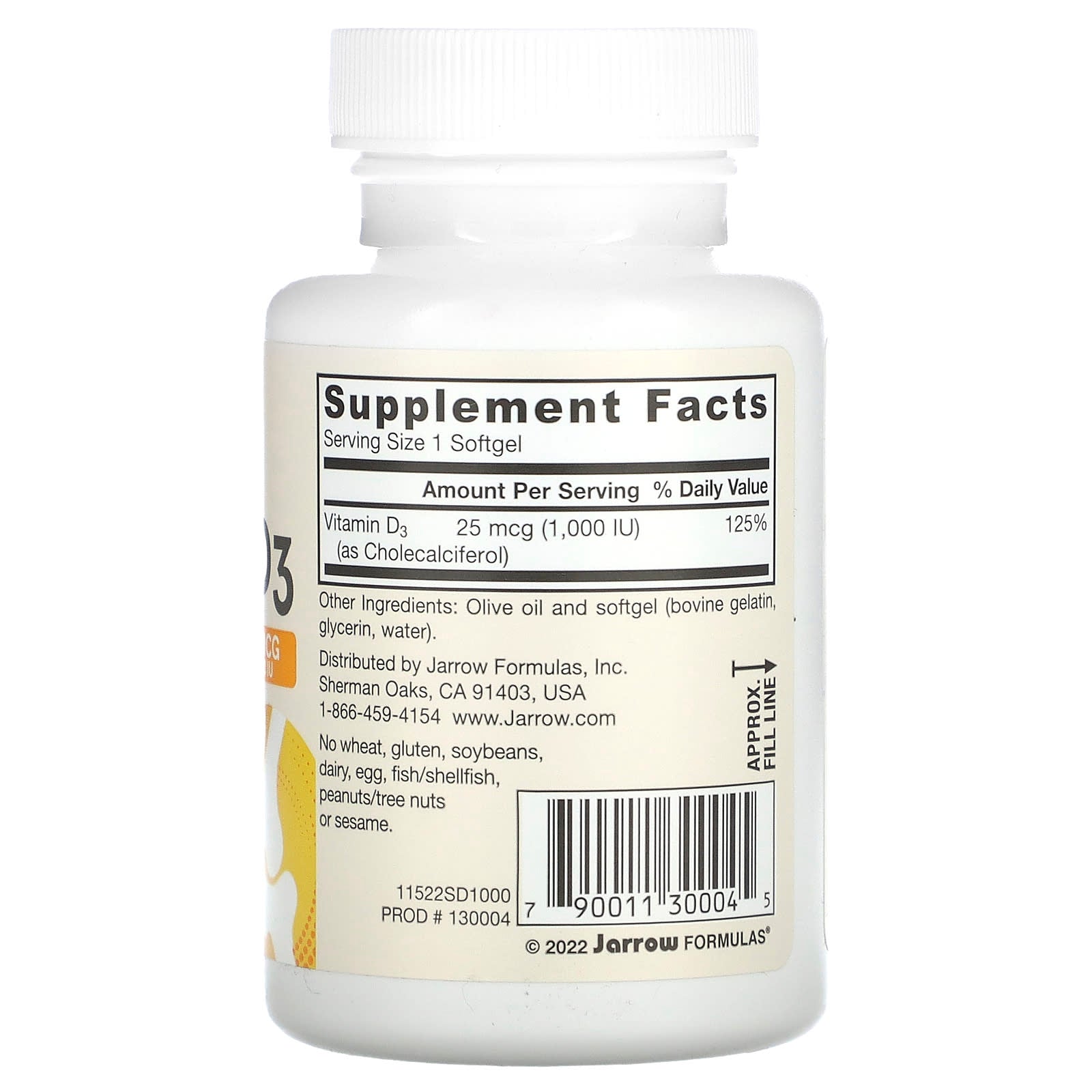 Jarrow Formulas Vitamin D3 Supplements for Strong Bones & Immunity - Image 2