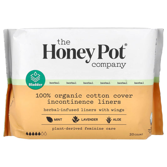 The Honey Pot Company, Herbal-Infused Liners With Wings, 20 Count - Image 1