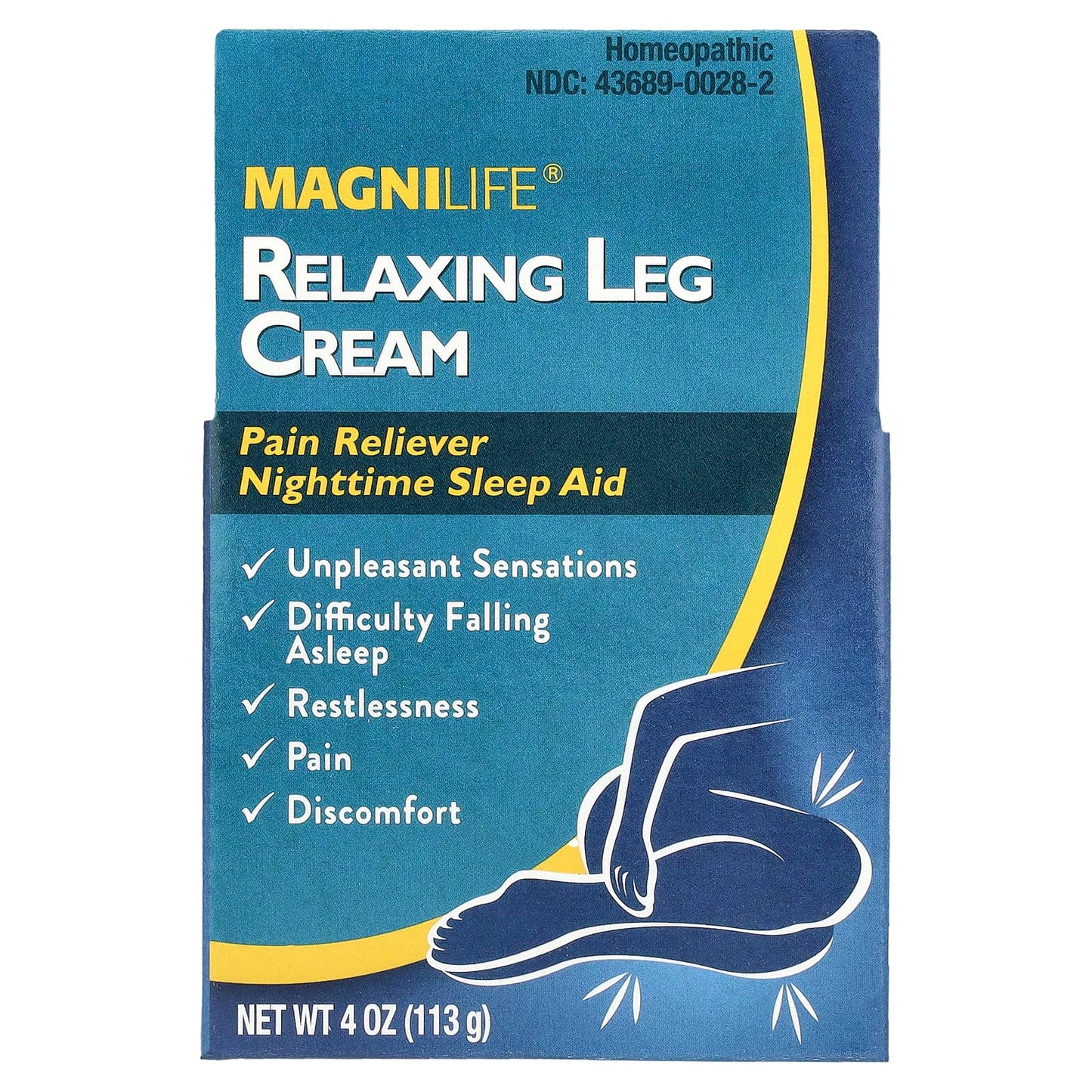 MagniLife, Relaxing Leg Cream, 4 oz (113 g) - Image 2