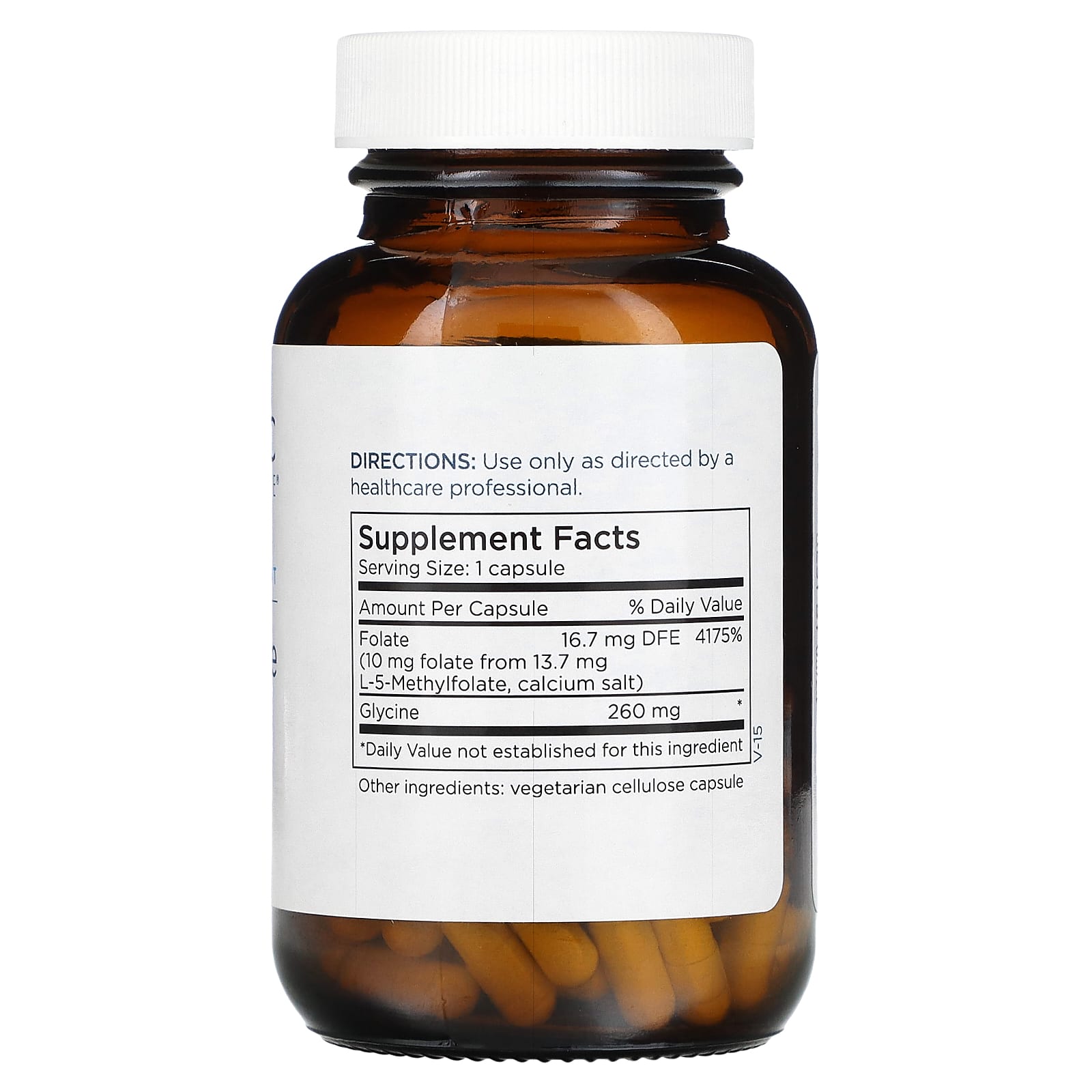 Metabolic Maintenance, L-Methylfolate, 10 mg, 90 Capsules - Image 2