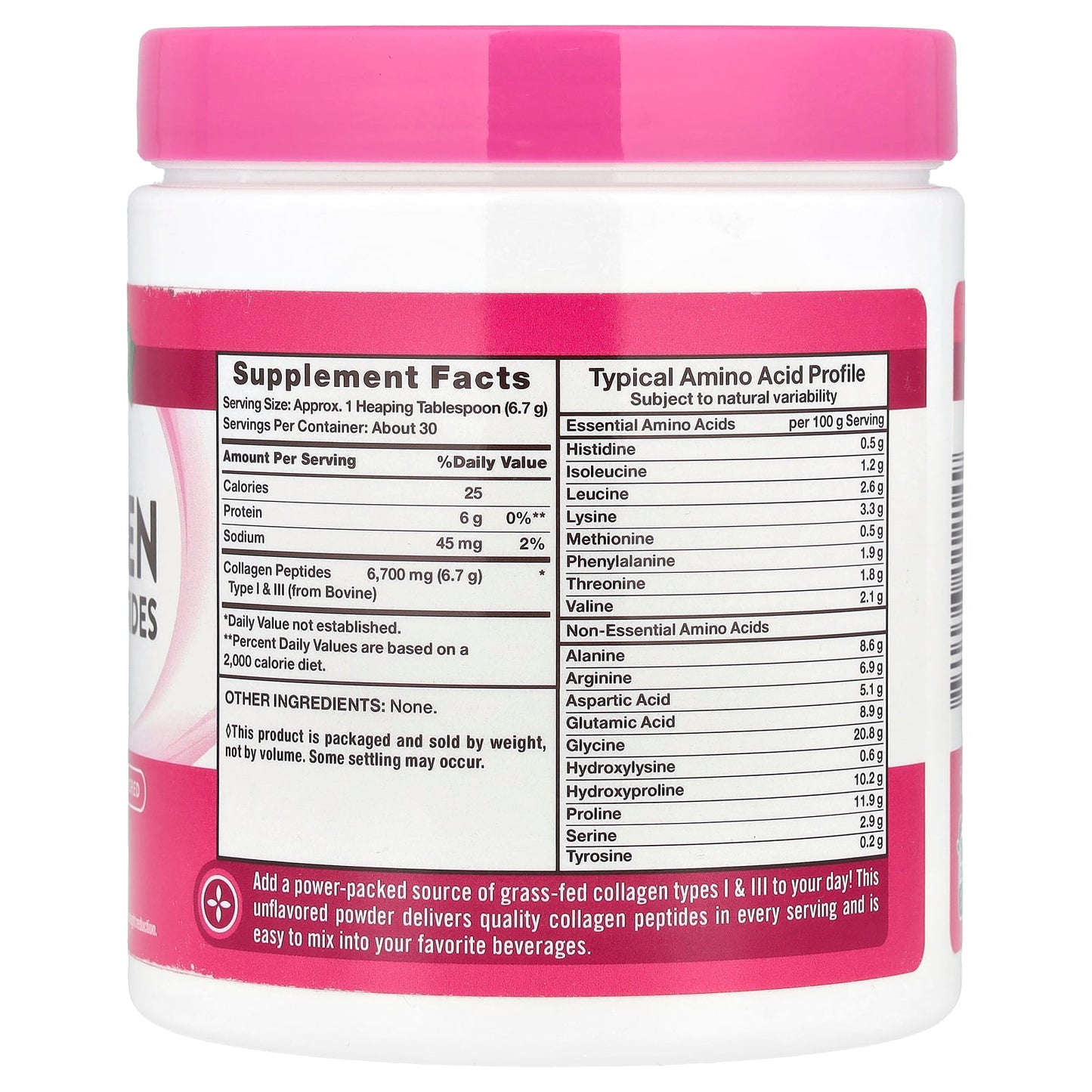 Nature's Truth, Ultra Collagen Powder, Unflavored, 7 oz (198 g) - Image 2