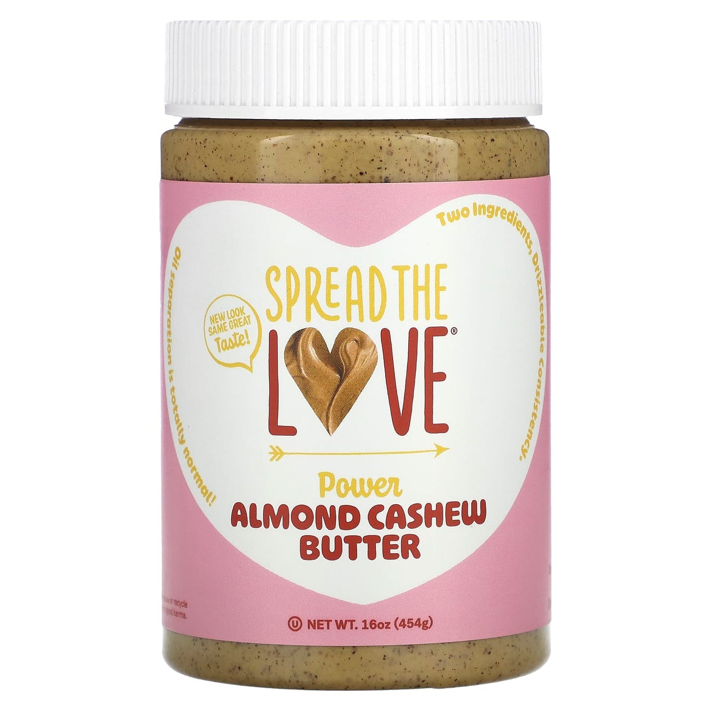 Spread The Love, Power Butter, Almond Cashew, 16 oz (454 g) - Image 1