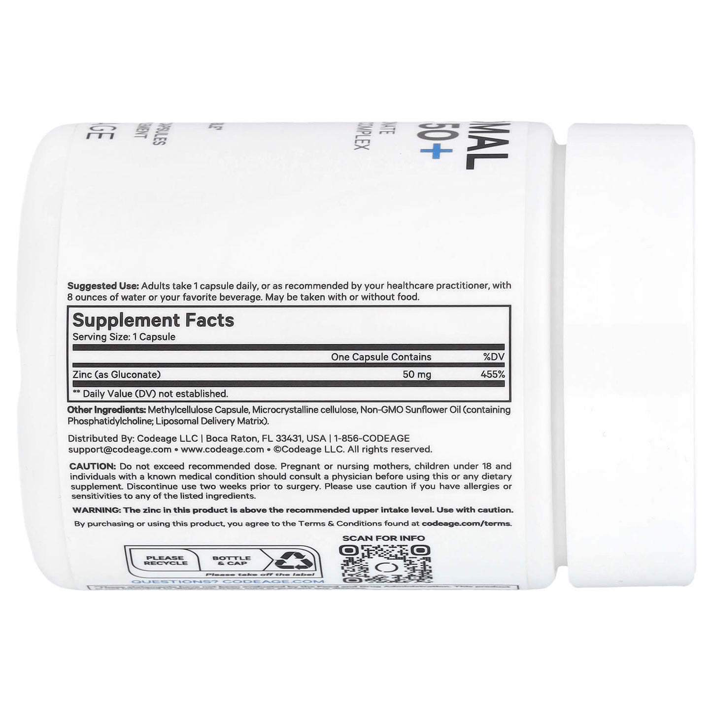 Unlock Immune Power with Codeage Liposomal Zinc 50+ - Image 2