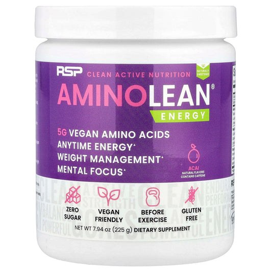 RSP Nutrition, AminoLean®, Energy, Acai, 7.94 oz (225 g) - Image 1