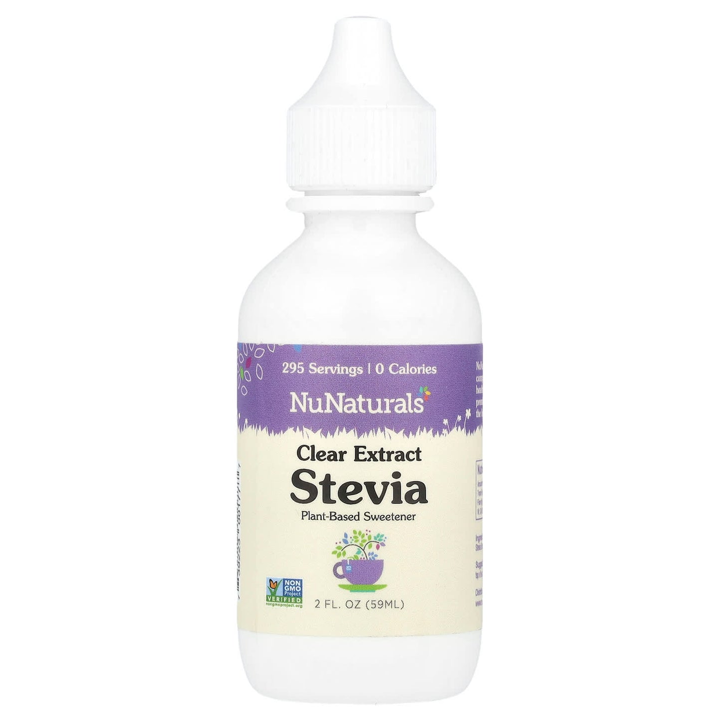 NuNaturals, Clear Extract Stevia, 2 fl oz (59 ml) - Image 1