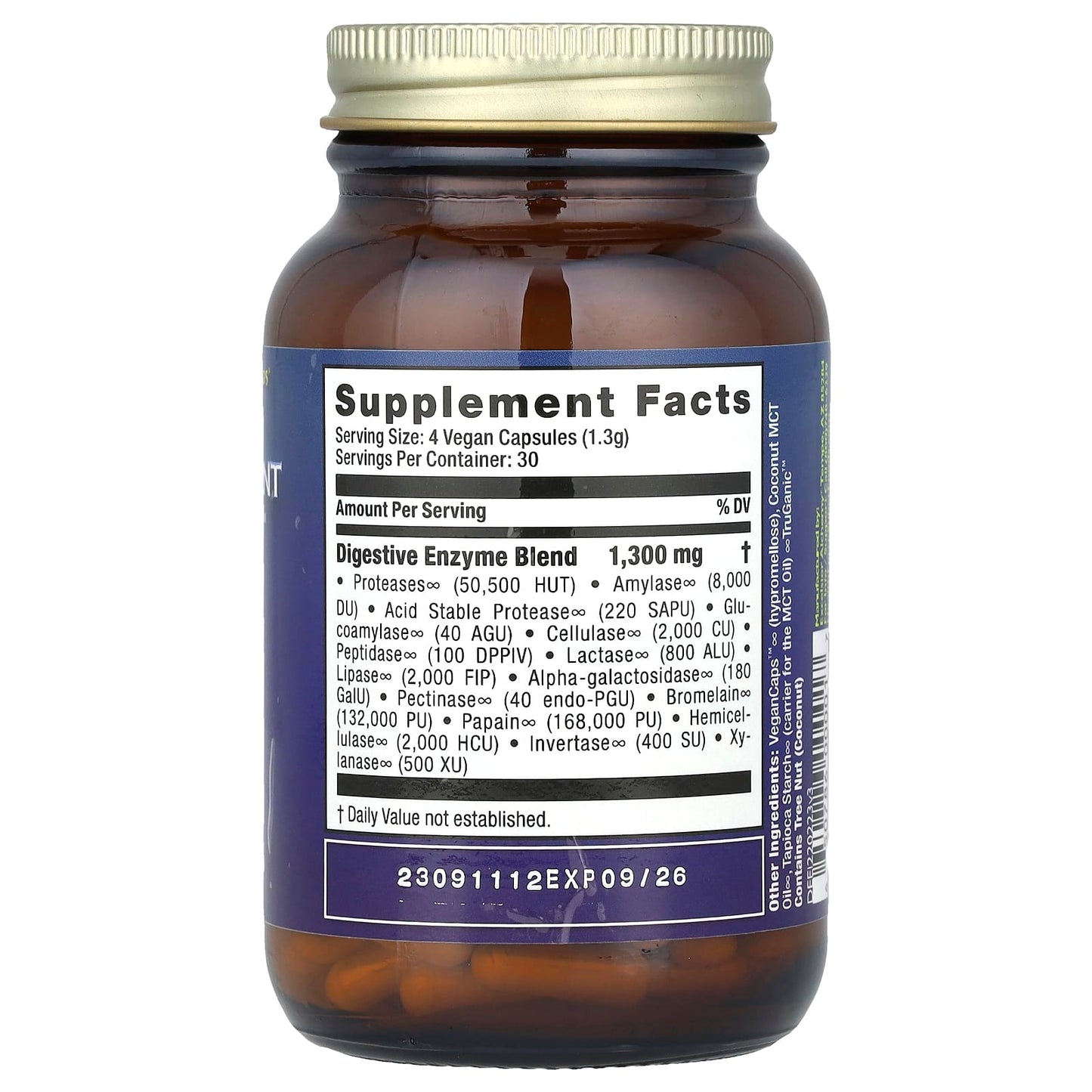 Digestion Enhancement Enzymes by HealthForce Superfoods - 120 Vegan Caps - Image 2