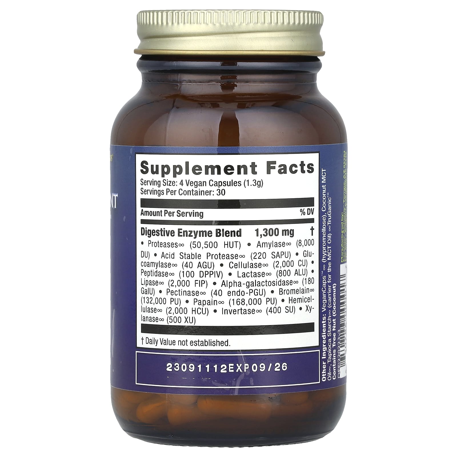 Digestion Enhancement Enzymes by HealthForce Superfoods - 120 Vegan Caps - Image 2