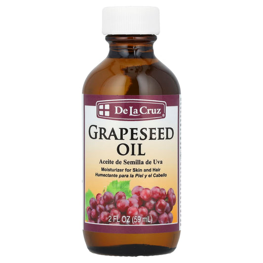 Nourishing Grapeseed Oil for Skin and Hair - Hexane Free by De La Cruz - Image 1