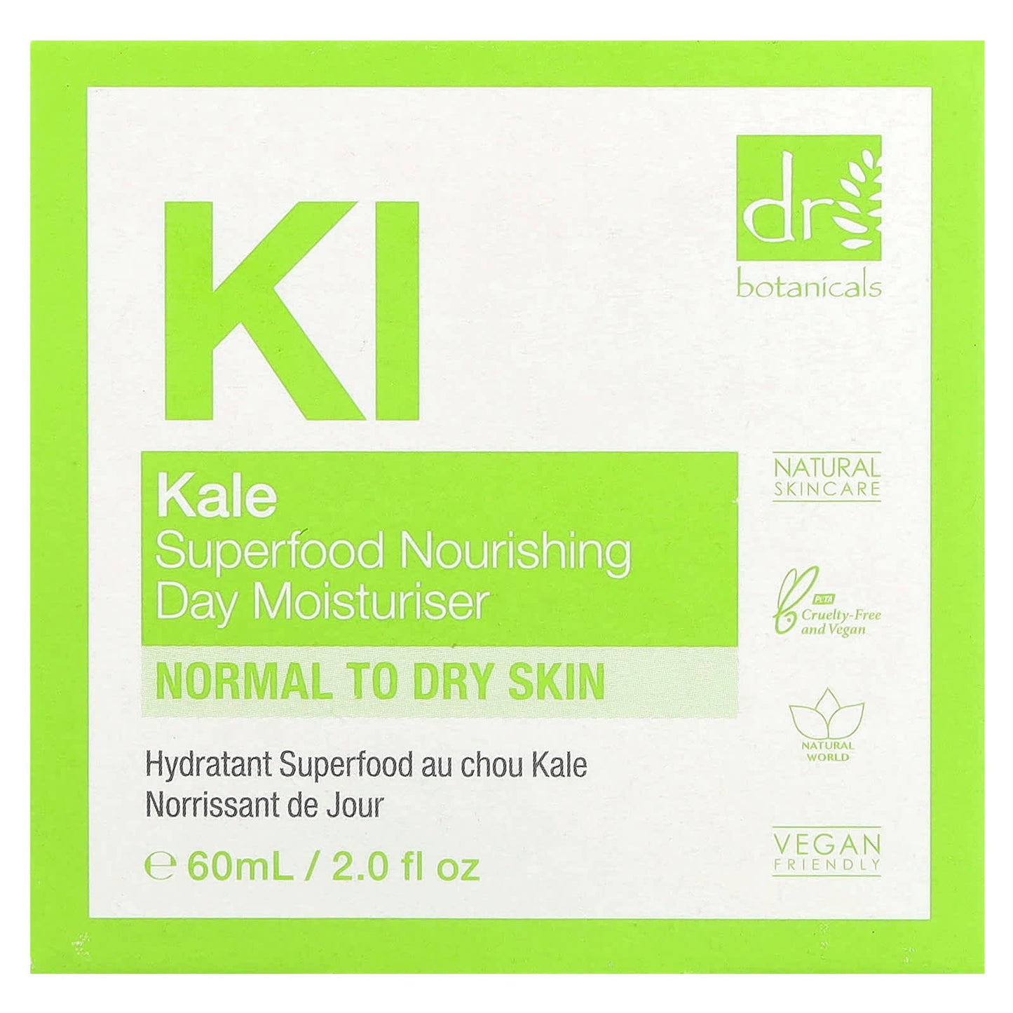 Nourishing Kale Day Moisturizer for Normal to Dry Skin by Dr. Botanicals - Image 2