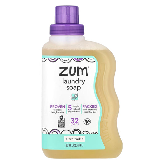 ZUM, Laundry Soap, Sea Salt, 32 fl oz (0.94 l) - Image 1
