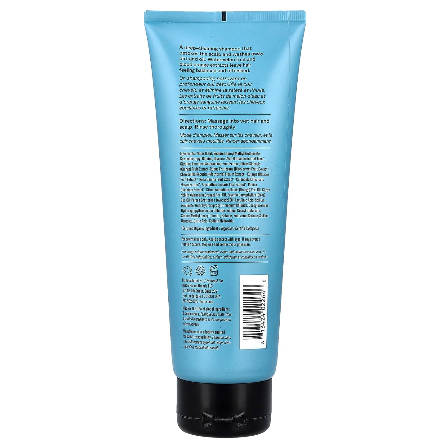 Watermelon & Blood Orange Shampoo for Oily Hair - 8 fl oz - Image 2