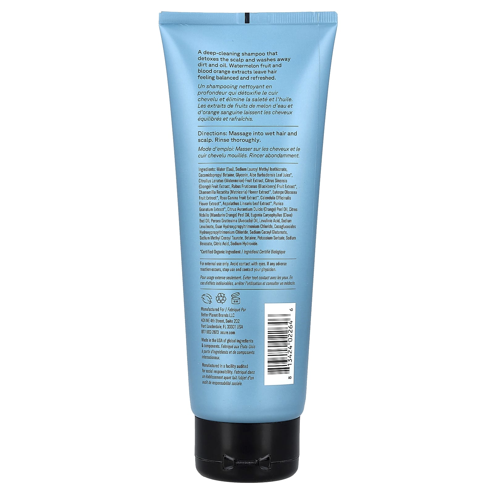 Watermelon & Blood Orange Shampoo for Oily Hair - 8 fl oz - Image 2
