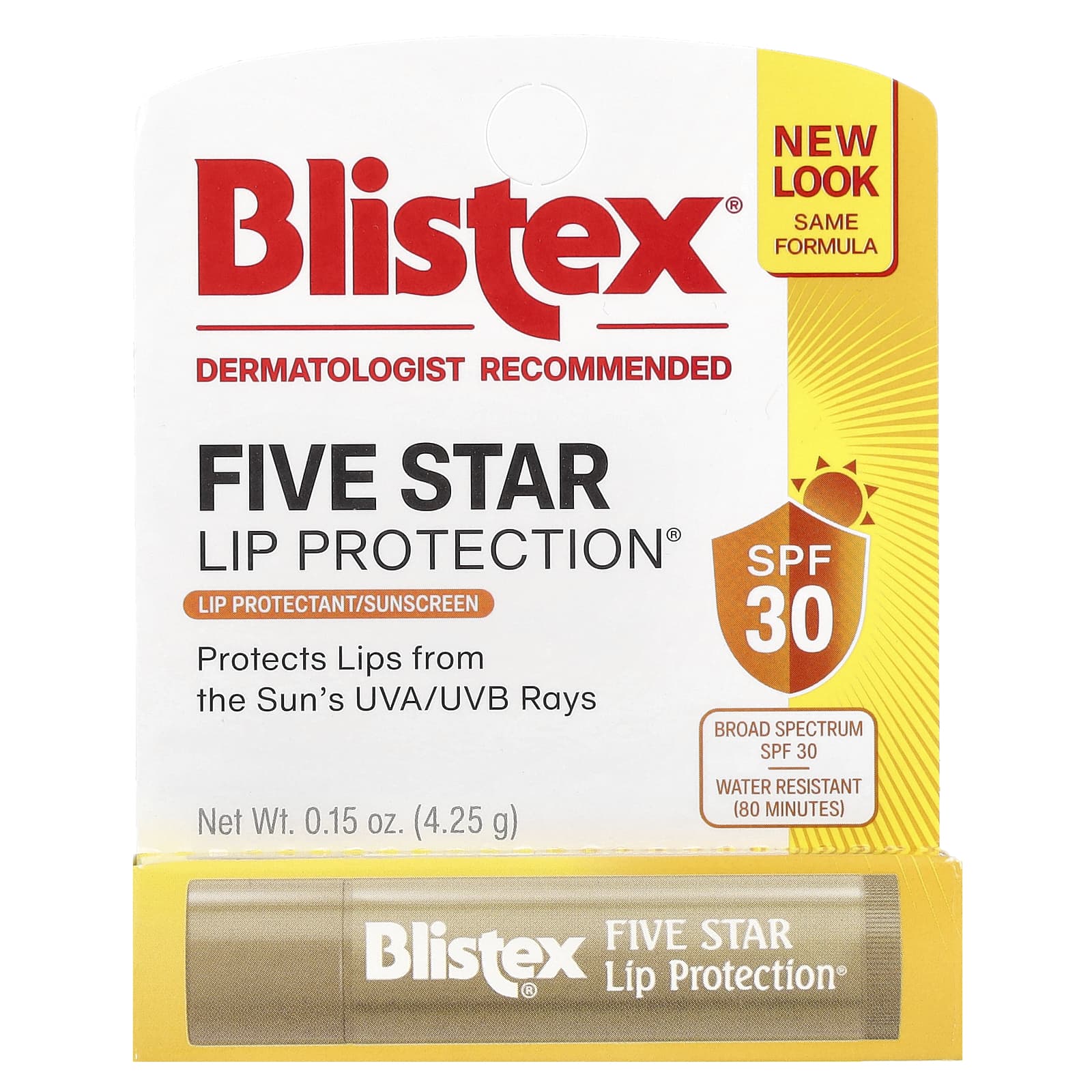 Blistex Lip Protection & Sunscreen SPF 30, 0.15 oz (4.25 g) - Image 2