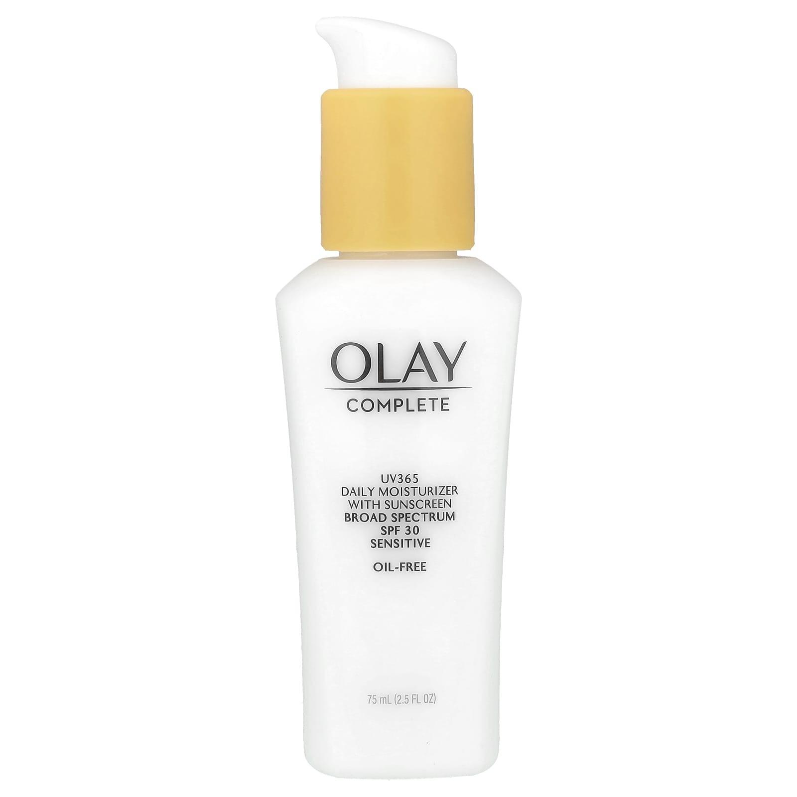 Olay, Complete, UV365 Daily Moisturizer With Sunscreen, SPF 30, Sensitive,  2.5 fl oz (75 ml) - Image 1