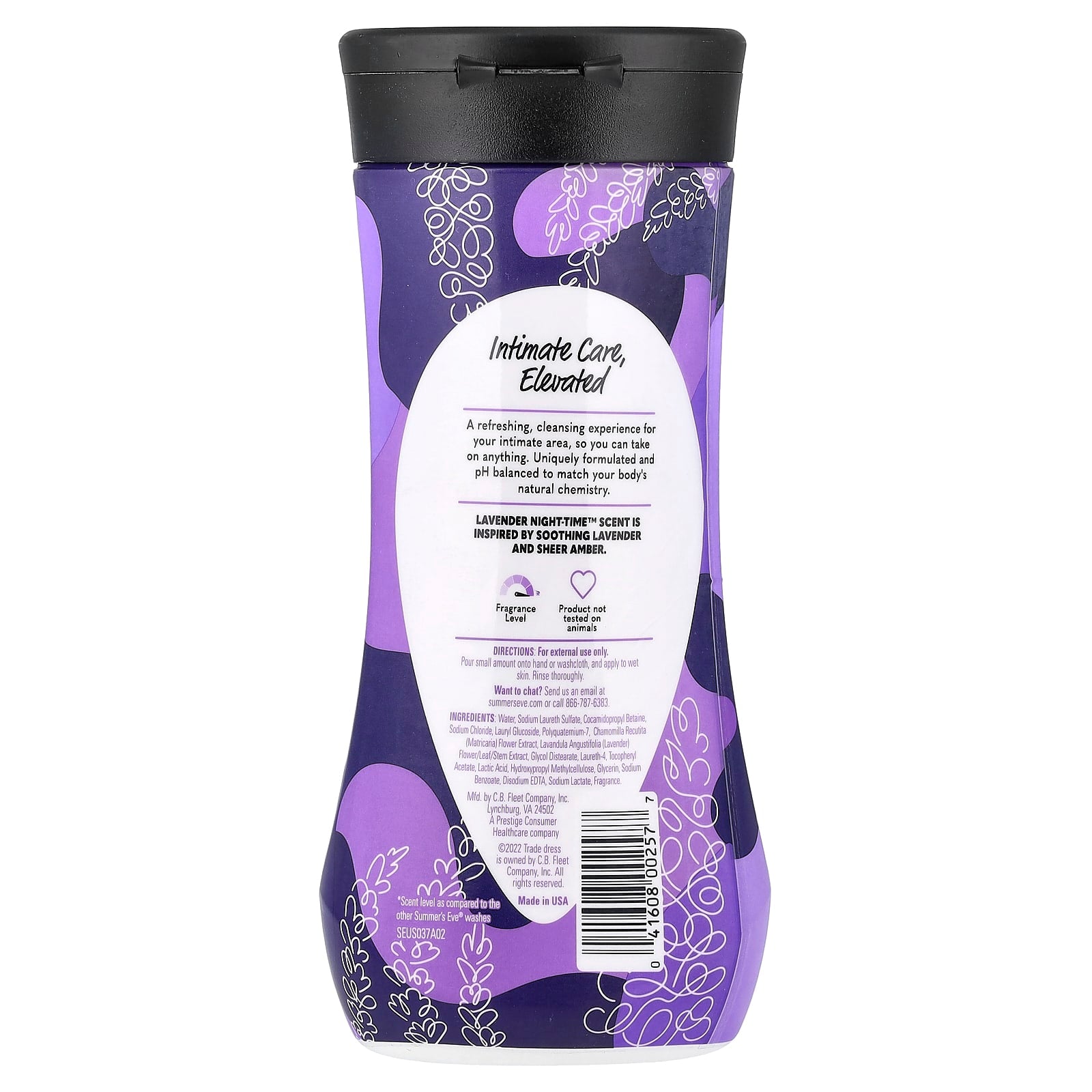 Summer's Eve, 5 in 1™ Daily Refreshing Wash, Lavender Night-Time™, 12 fl oz (354 ml) - Image 2