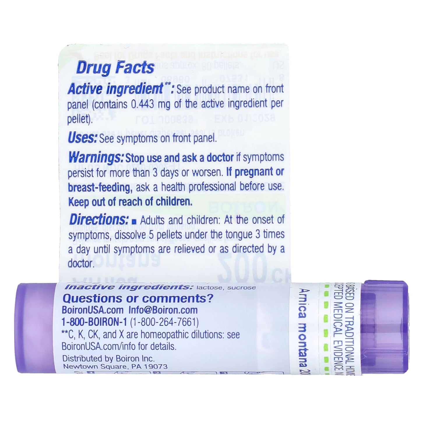 Boiron, Arnica Montana, 200CK, Muscle Pain Relief, Approx 80 Pellets