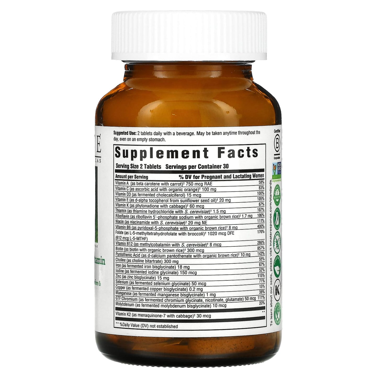 Pregnancy &amp; Postpartum Multivitamin | Innate Response Formulas - Image 2