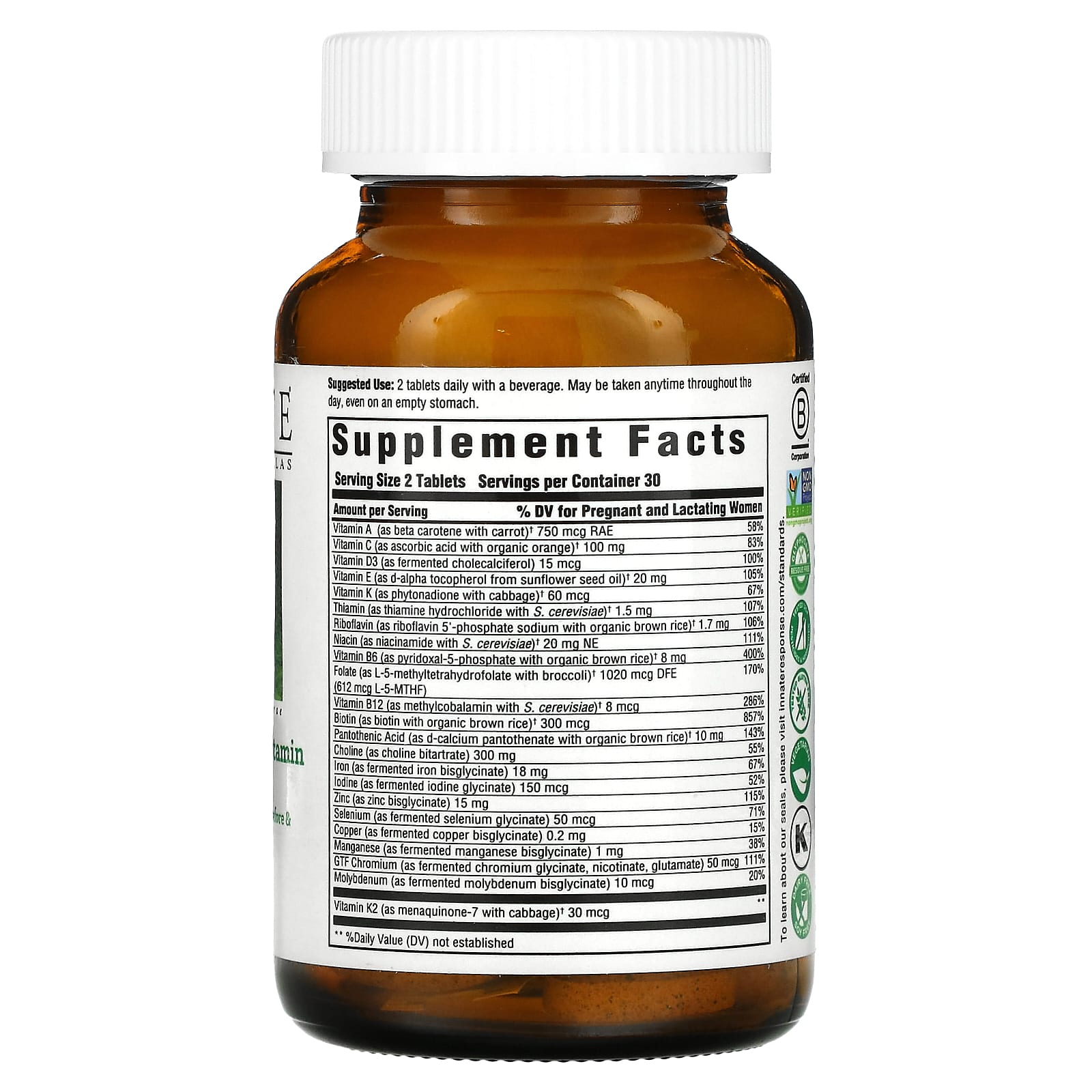 Pregnancy &amp; Postpartum Multivitamin | Innate Response Formulas - Image 2