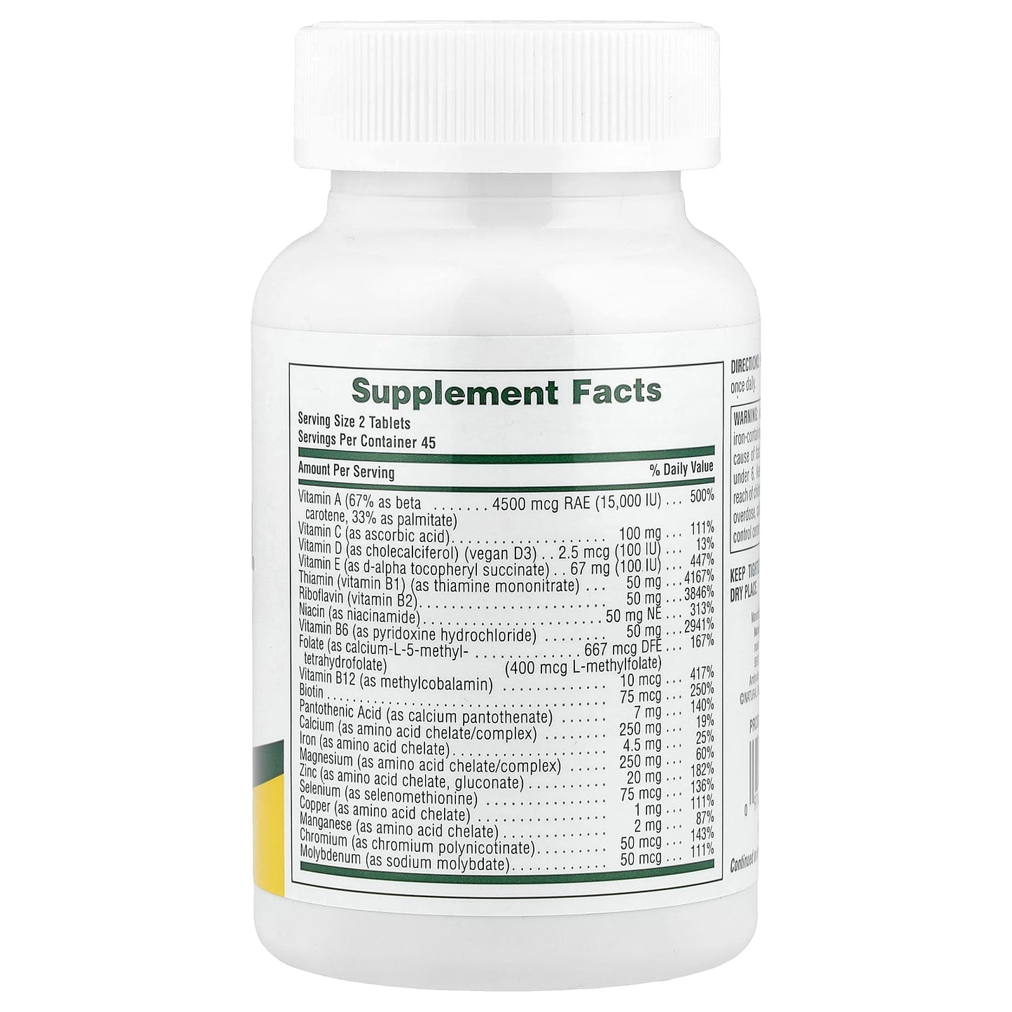 NaturesPlus, Power Teen®, 90 Tablets - Image 2