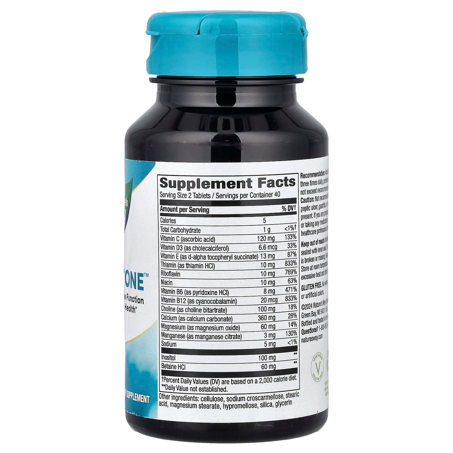 Nature's Way, Myo-Tone™, 80 Tablets - Image 2