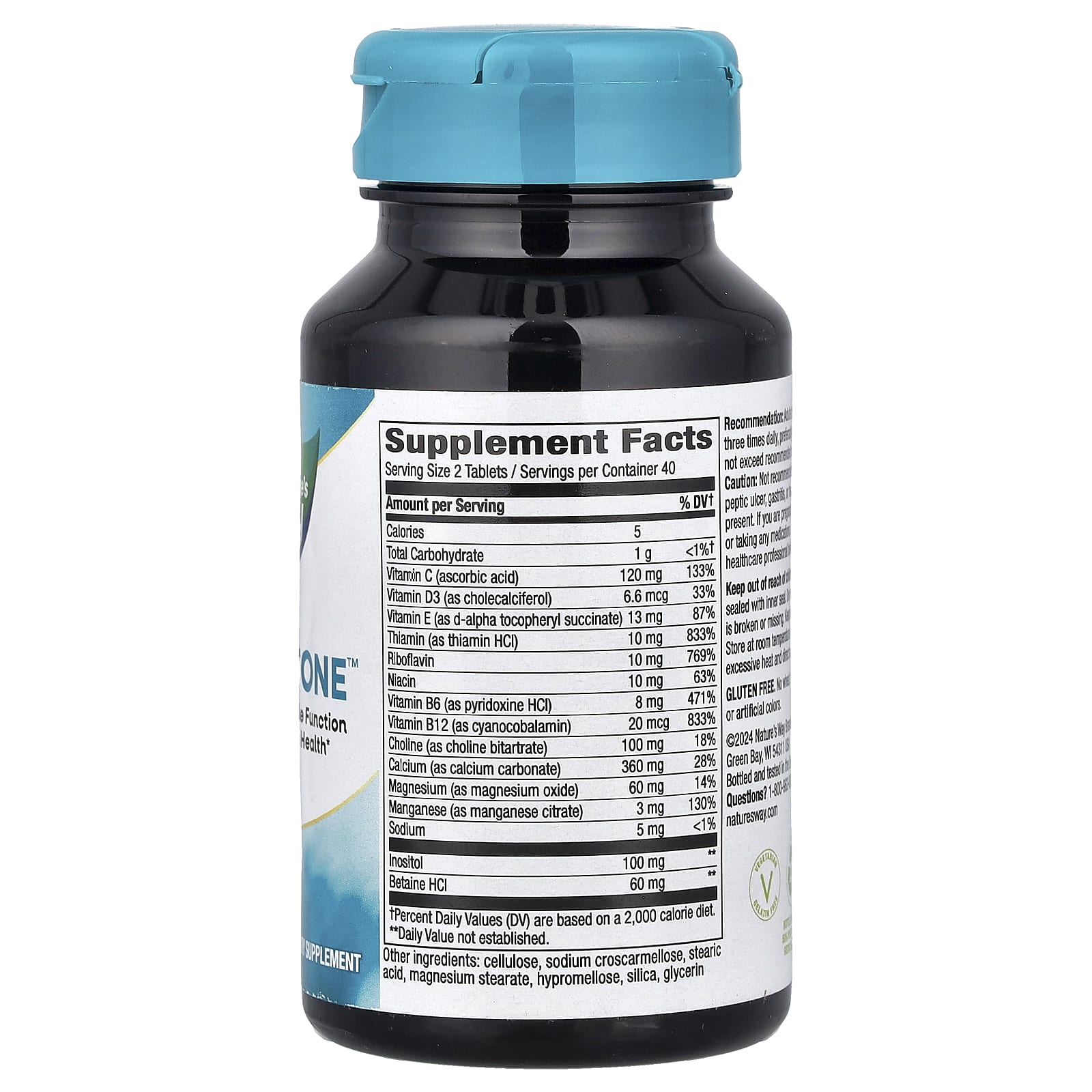 Nature's Way, Myo-Tone™, 80 Tablets - Image 2