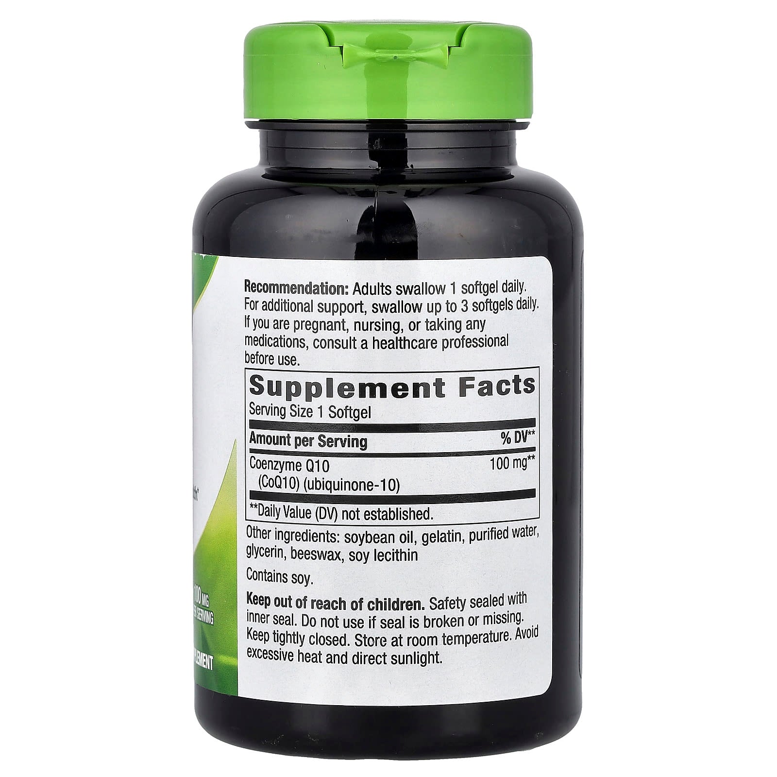 Nature's Way, CoQ10, 100 mg, 120 Softgels - Image 2