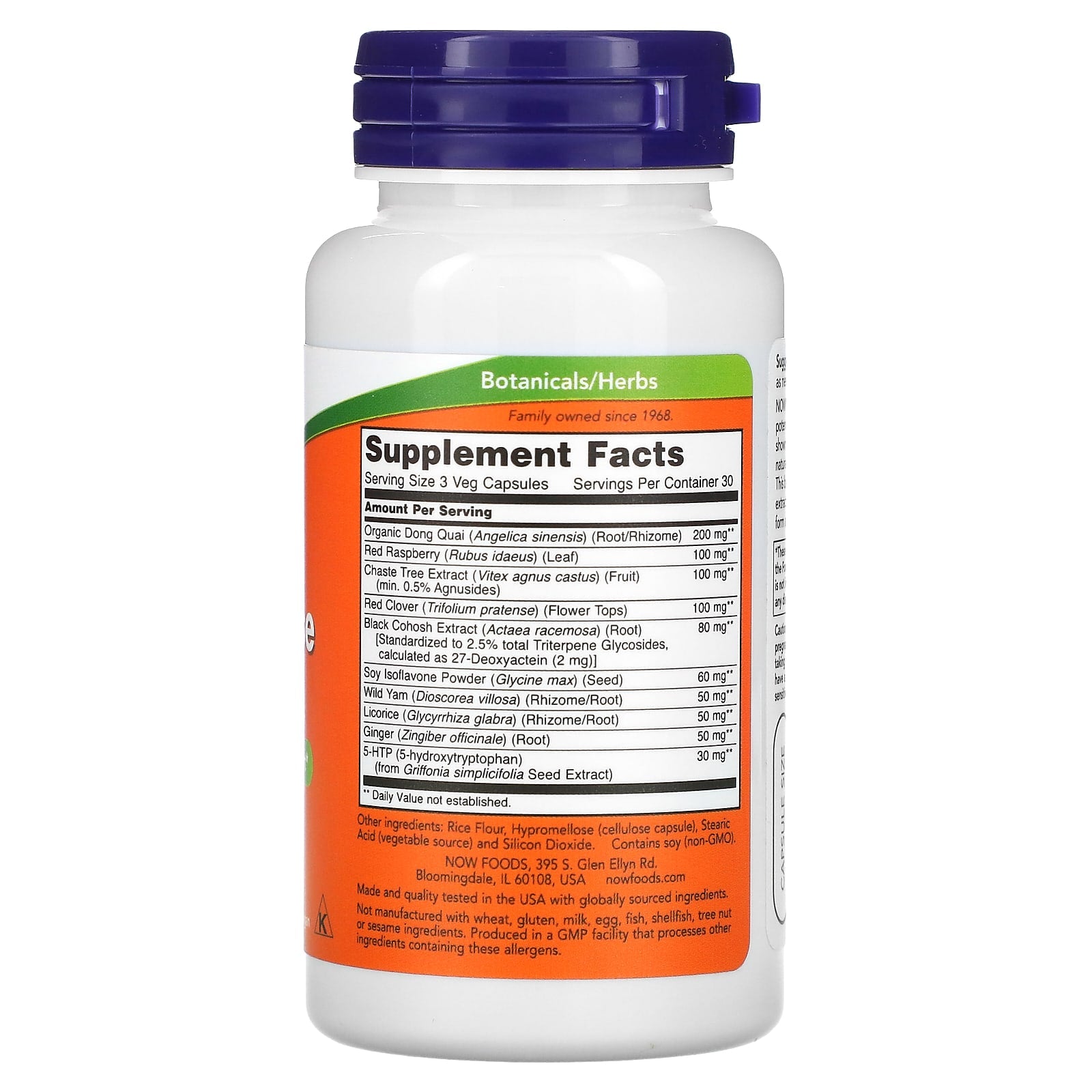 NOW Foods, Menopause Support, 90 Veg Capsules - Image 2