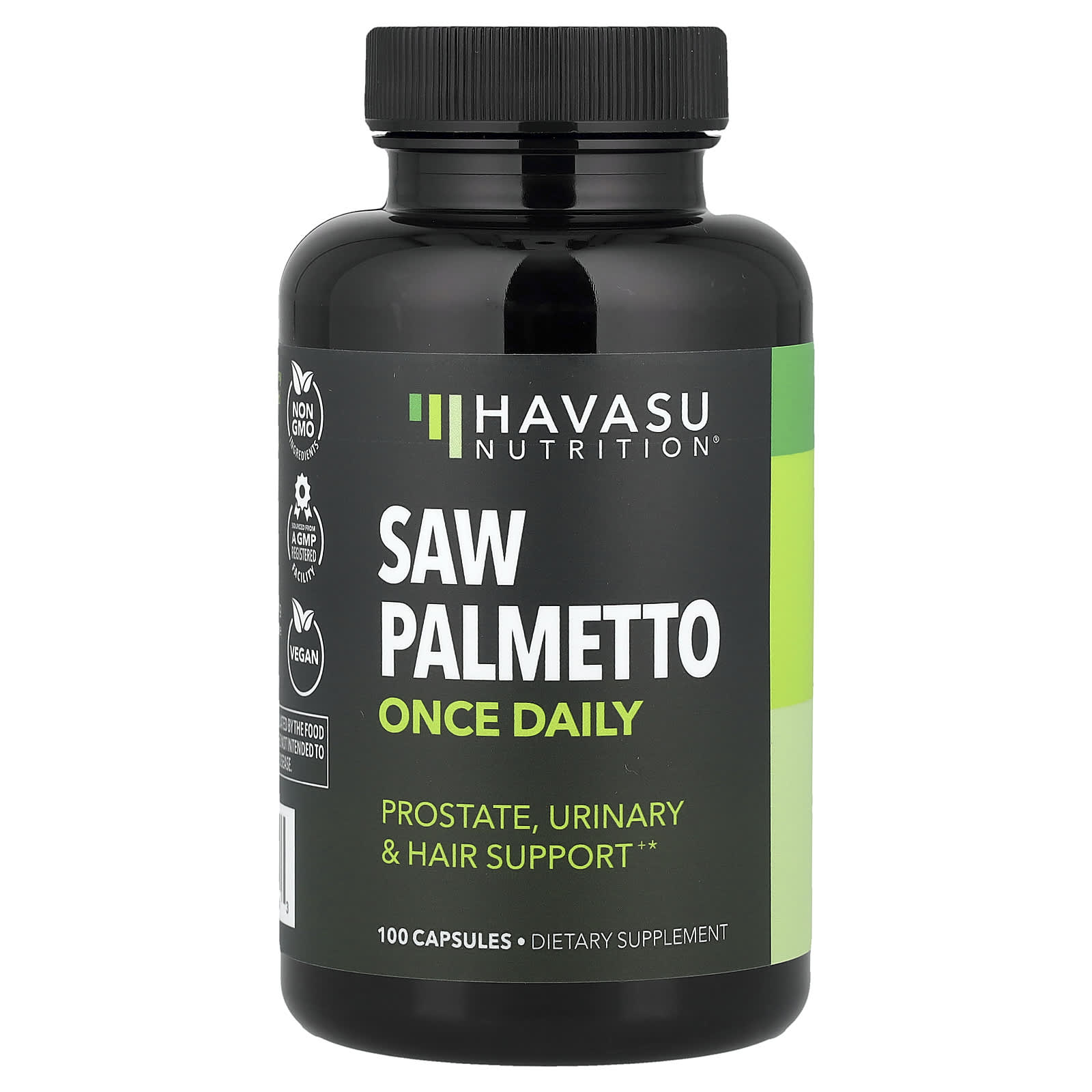Saw Palmetto Supplements for Prostate & Hair Support - 100 Capsules - Image 1