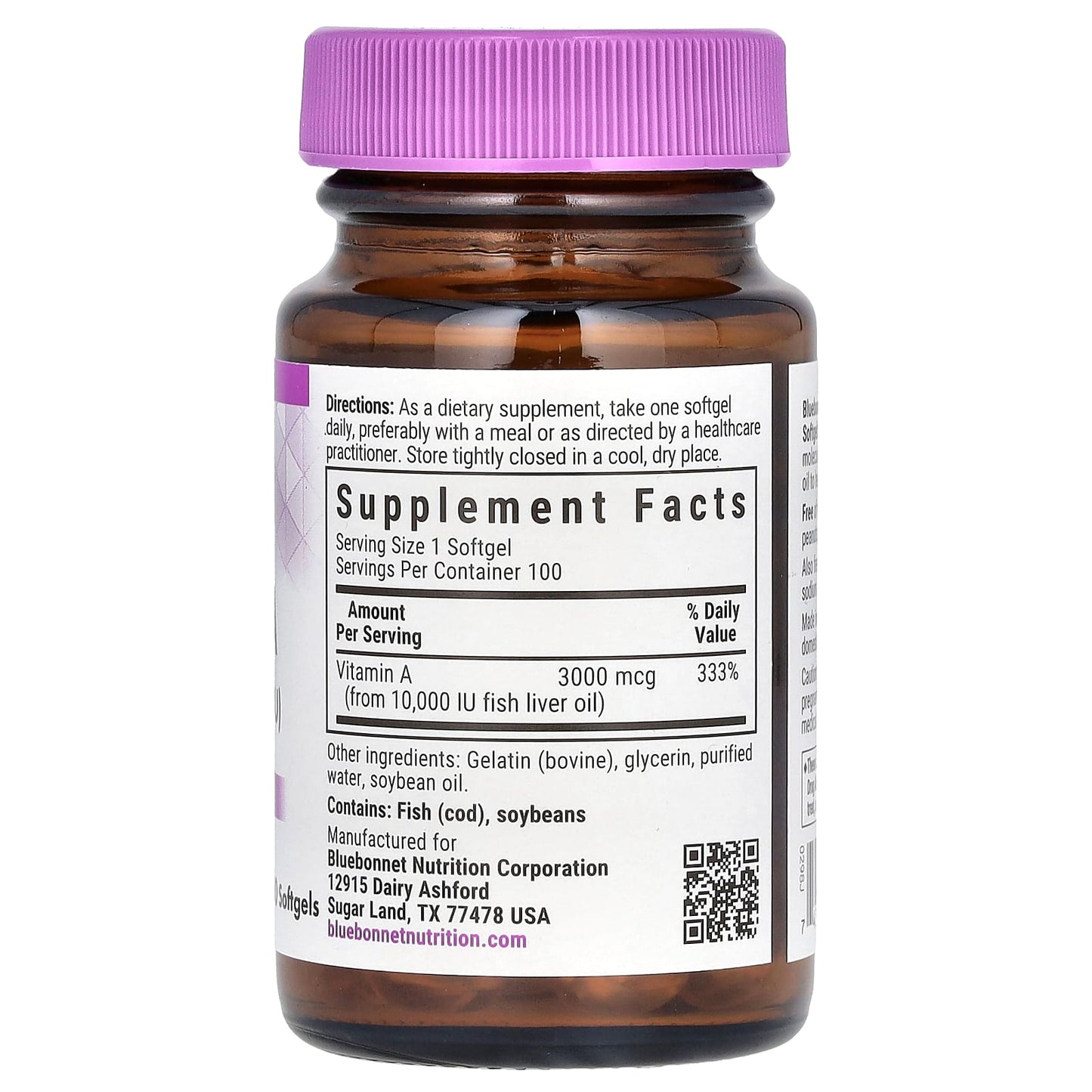 Bluebonnet Nutrition Vitamin A 3000 mcg Softgels for Eye & Immune Health - Image 2