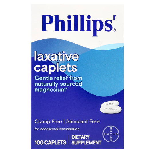 Phillip's, Laxative Caplets, 500 mg, 100 Caplets - Image 1