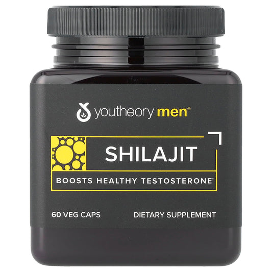 Youtheory, Men®, Shilajit, 60 Veg Caps (250 mg per Capsule) - Image 1