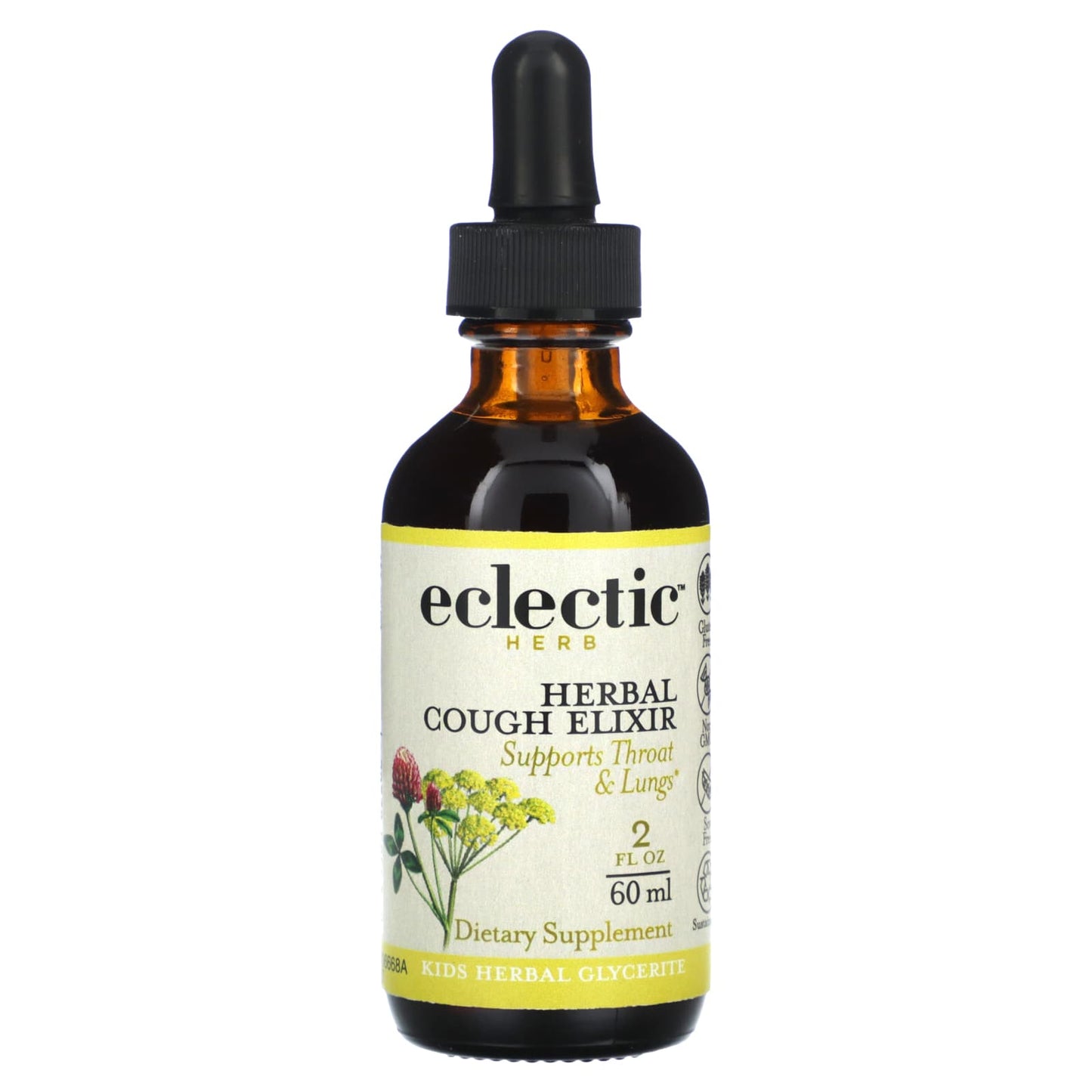 Natural Kids Herbal Cough Elixir by Eclectic Herb, 2 fl oz - Image 1