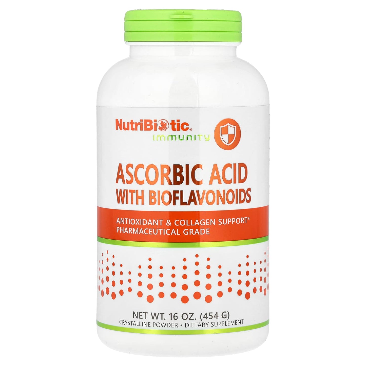 NutriBiotic, Immunity, Ascorbic Acid with Bioflavonoids, Crystalline Powder, 16 oz (454 g) - Image 1