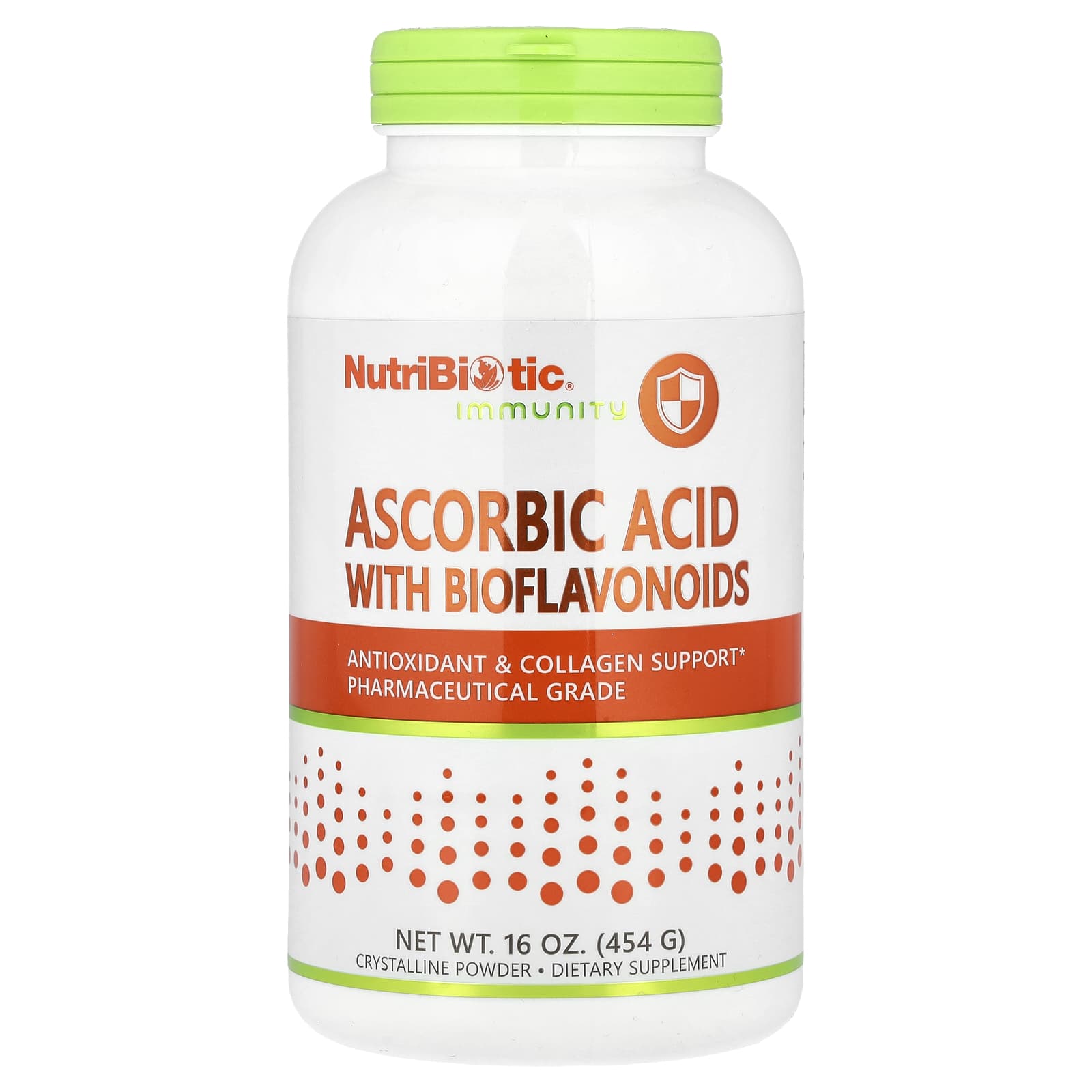 NutriBiotic, Immunity, Ascorbic Acid with Bioflavonoids, Crystalline Powder, 16 oz (454 g) - Image 1