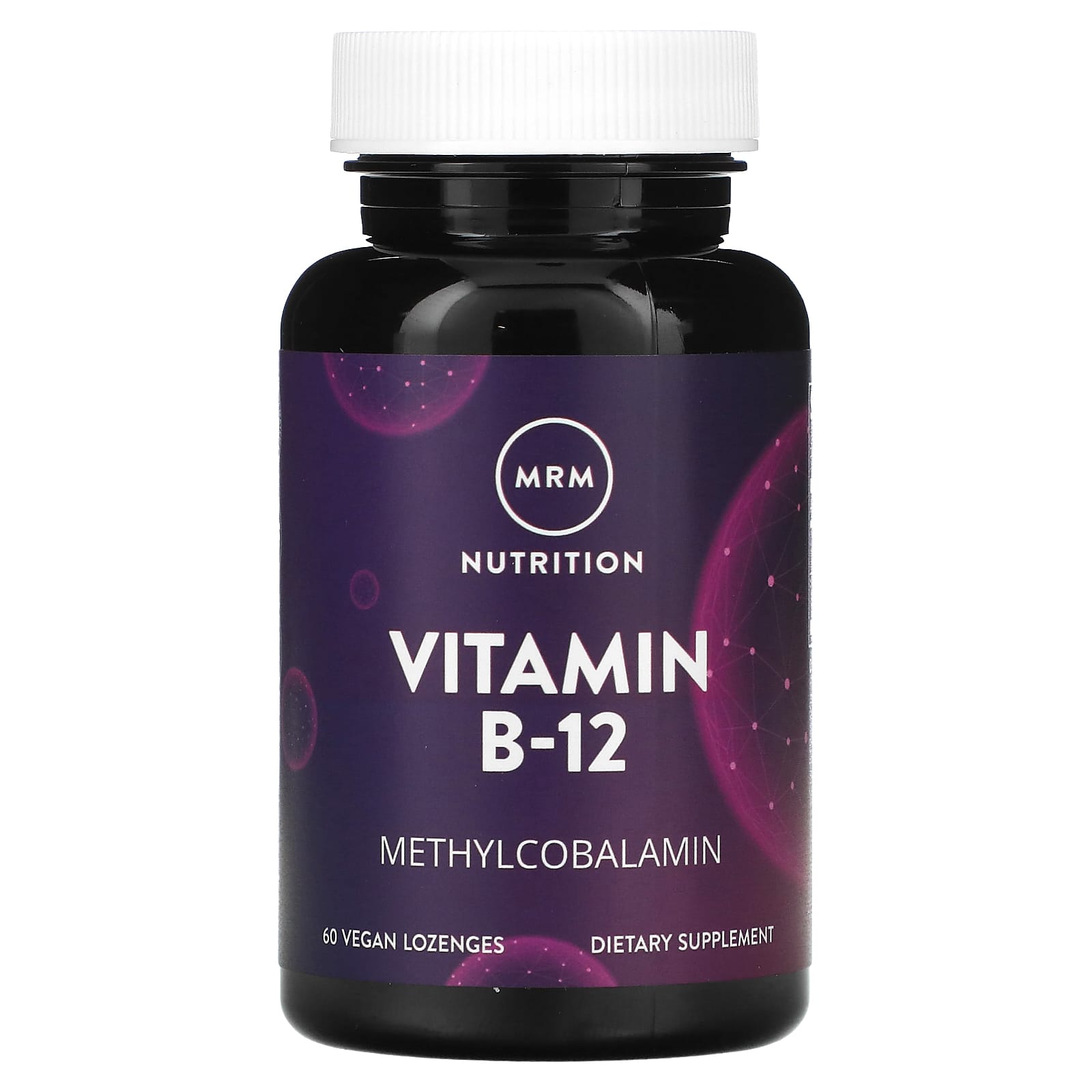 MRM Nutrition, Vitamin B-12, 60 Vegan Lozenges - Image 1