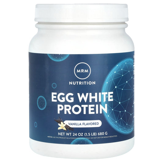 MRM Nutrition, Egg White Protein, Vanilla, 1.5 lbs (680 g) - Image 1
