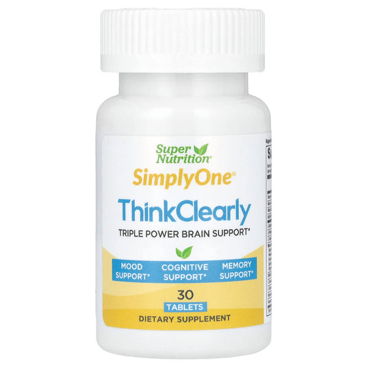 Boost Brain Power with Super Nutrition SimplyOne Think Clearly, 30 Tablets - Image 1