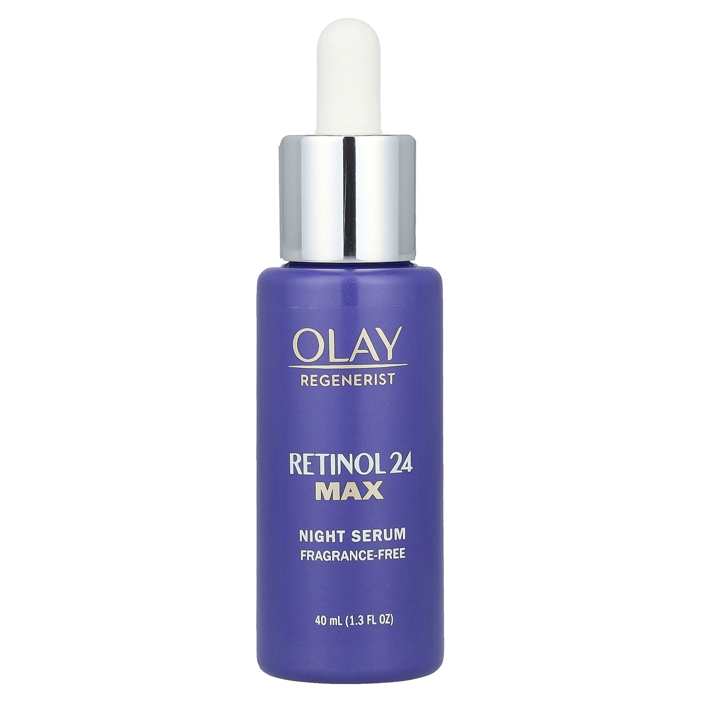 Olay, Regenerist, Retinol 24, Night Serum, Fragrance-Free, 1.3 fl oz (40 ml) - Image 1