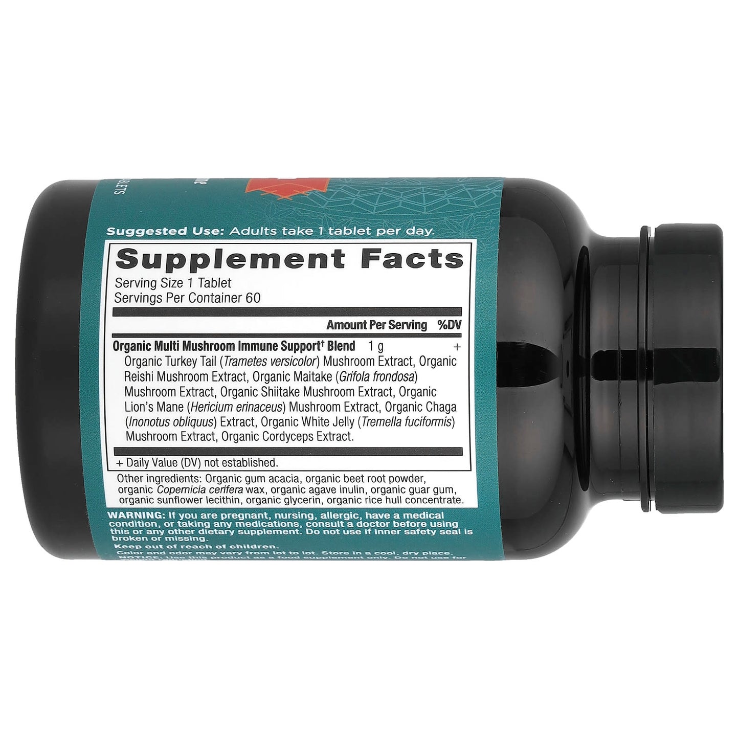 Unlock Daily Immune Defense with USDA Organic Multimushroom Tablets - Image 2