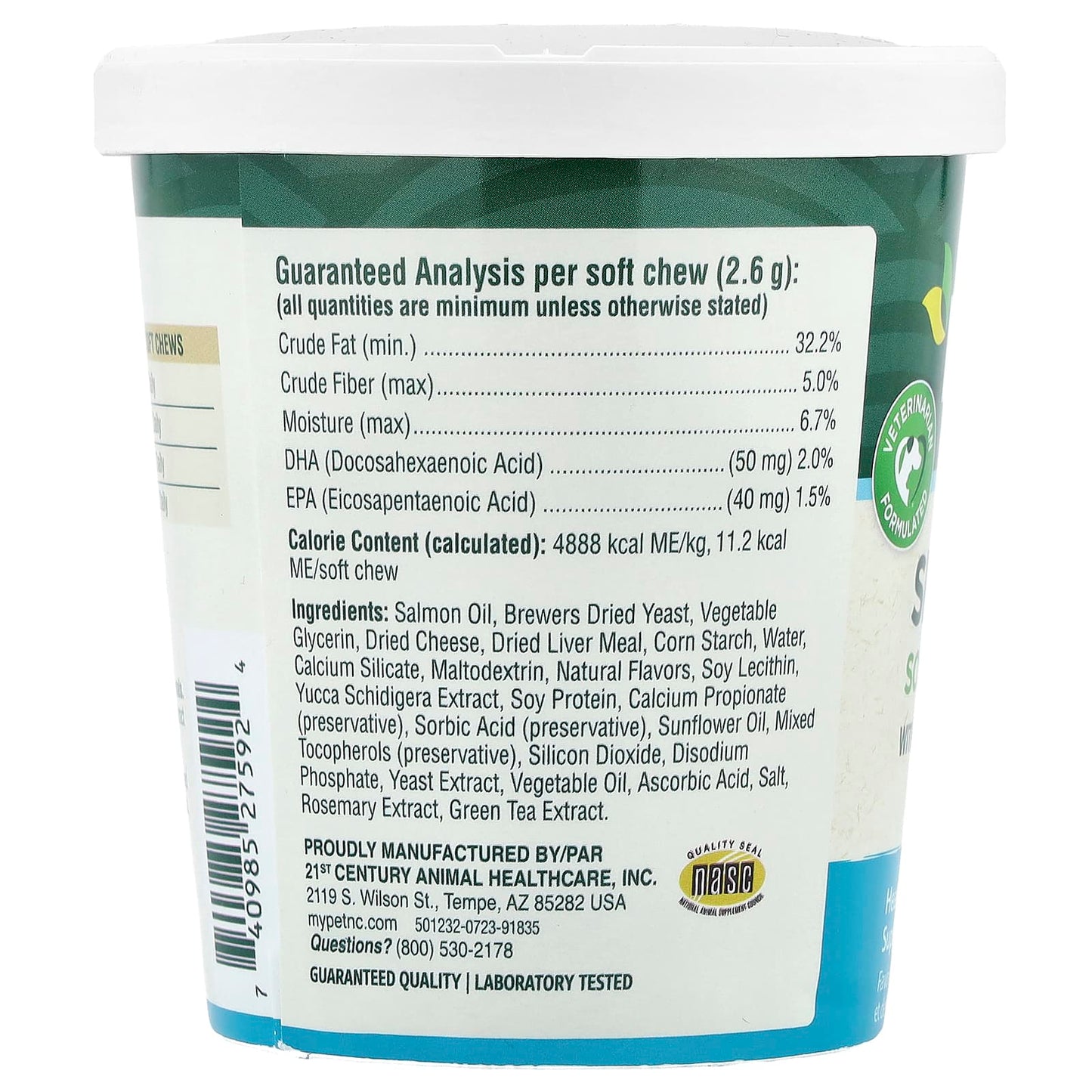 petnc NATURAL CARE, Skin & Coat Soft Chews, All Dog, Liver, 60 Soft Chews, 5.5 oz (156 g) - Image 2