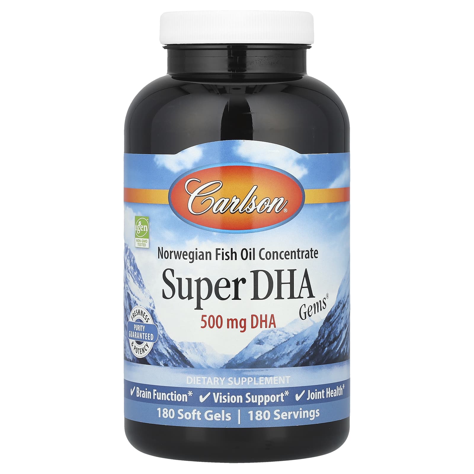 Carlson Super DHA Gems for Brain Health & Vision Support - Image 1