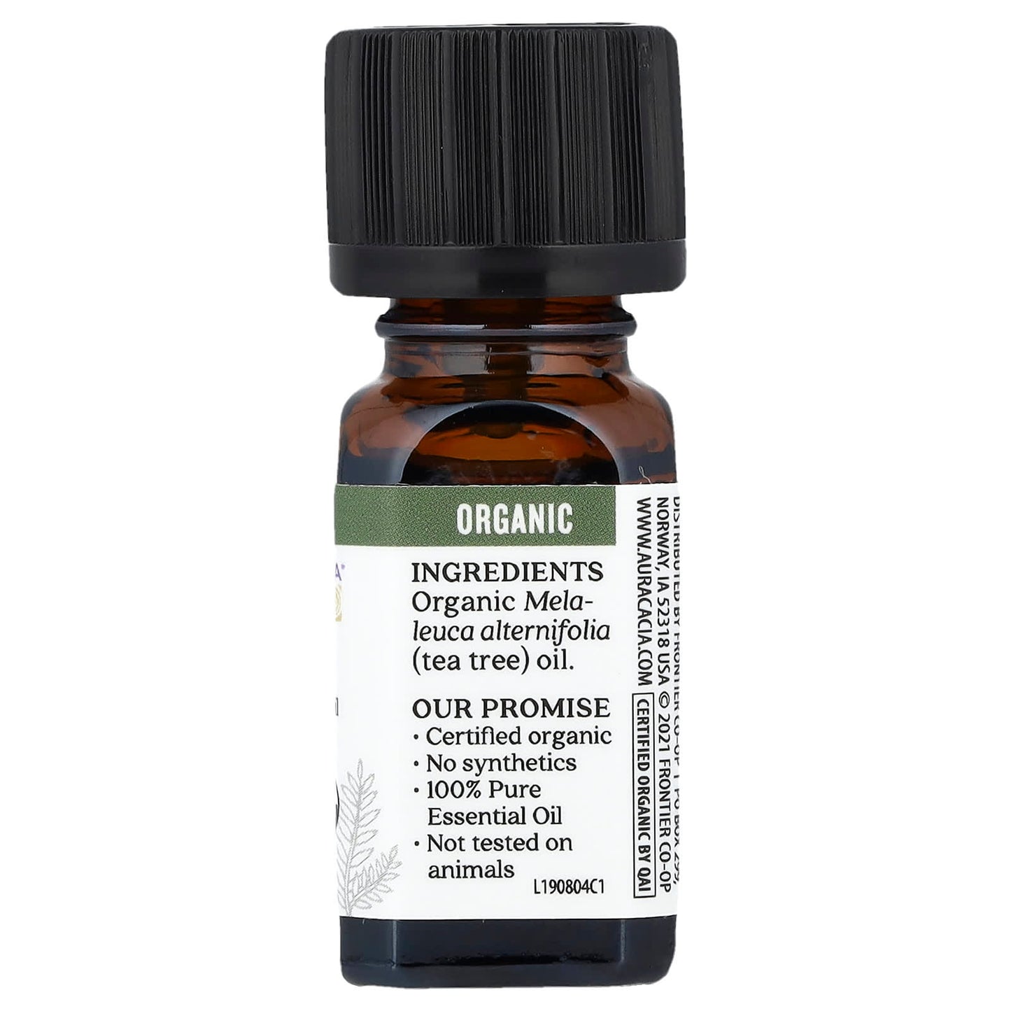 Certified Organic Tea Tree Essential Oil by Aura Cacia, 0.25 fl oz - Image 2