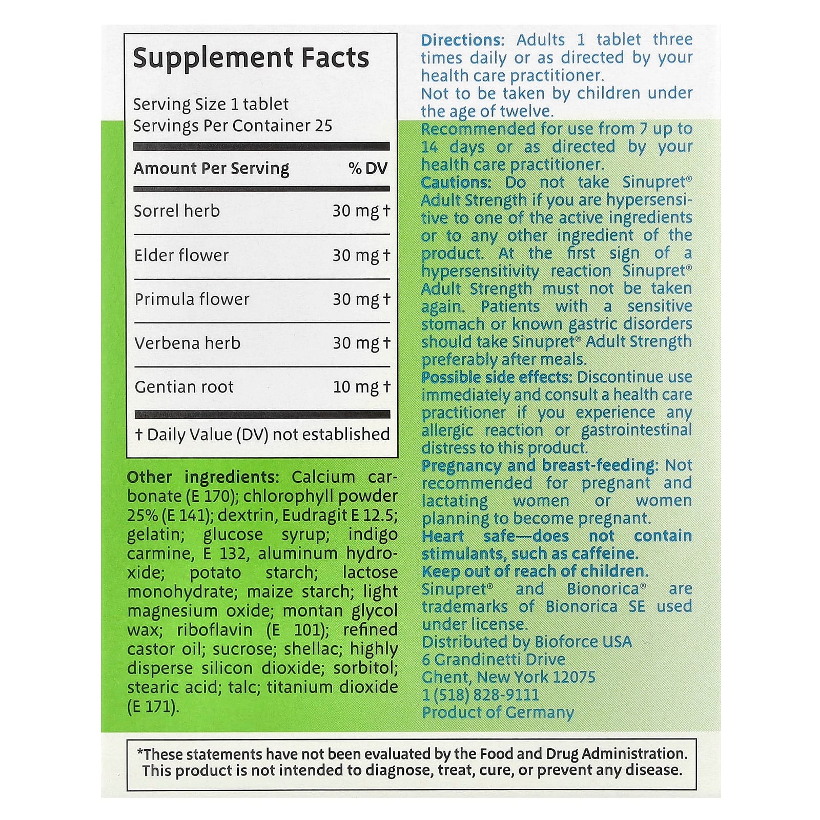 Nature's Relief for Sinus + Immune Support - Sinupret Adult Strength - Image 2