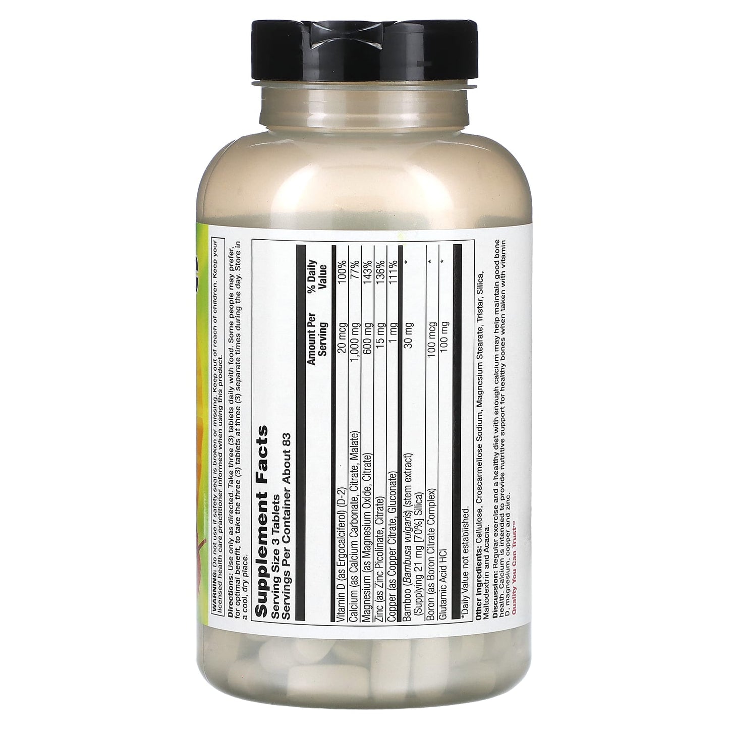Nature's Life, Cal / Mag / Zinc Complex, 250 Tablets - Image 2