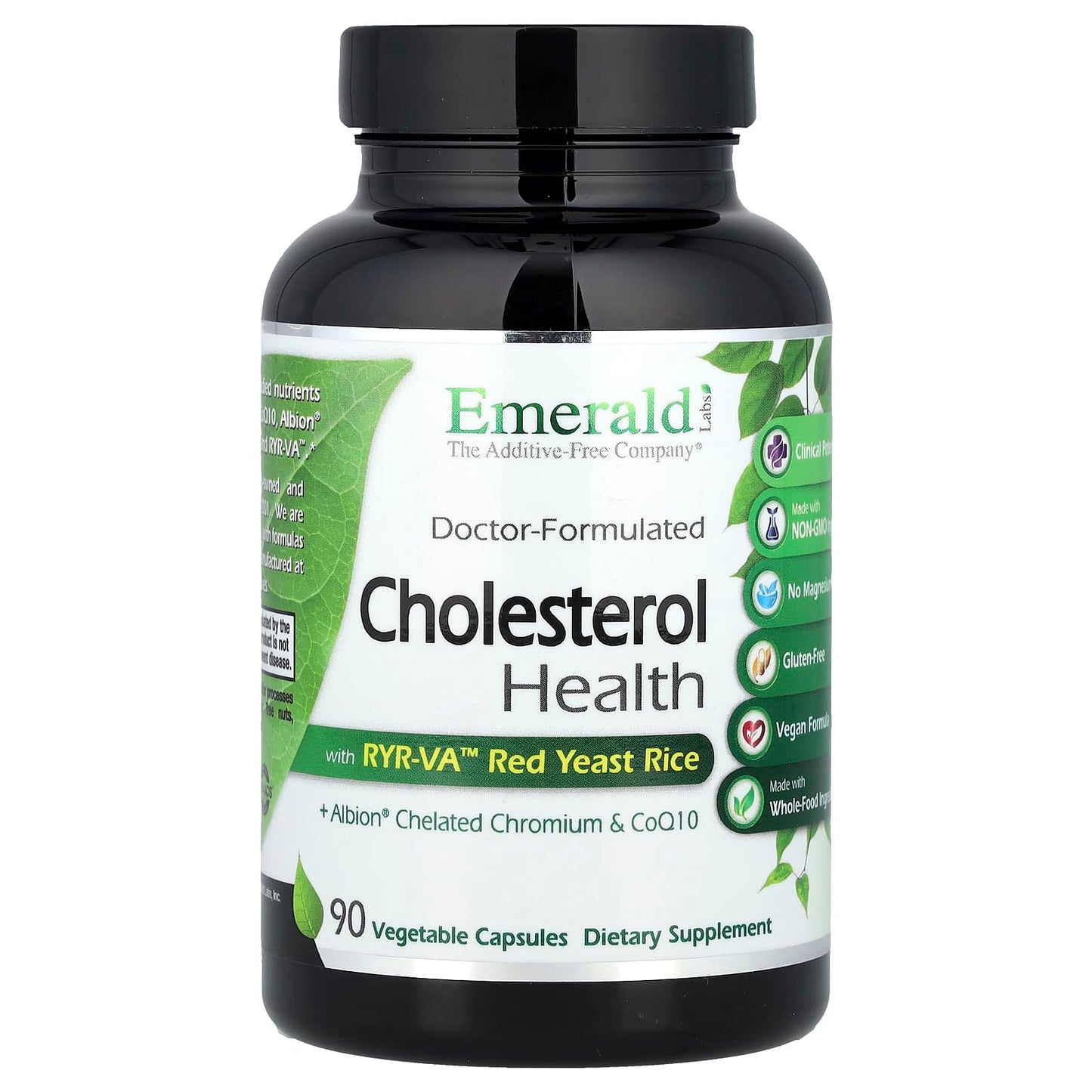 Emerald Laboratories Cholesterol Support Supplement, 90 Capsules - Image 1