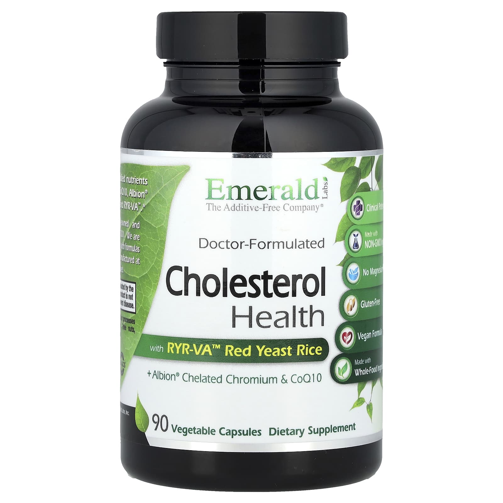 Emerald Laboratories Cholesterol Support Supplement, 90 Capsules - Image 1