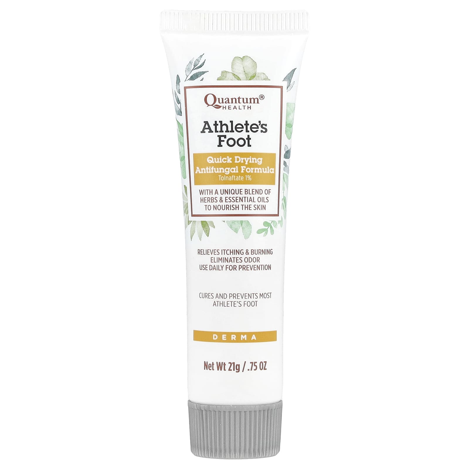Quantum Health, Athlete's Foot, Quick Drying Antifungal Formula, 0.75 oz (21 g) - Image 1